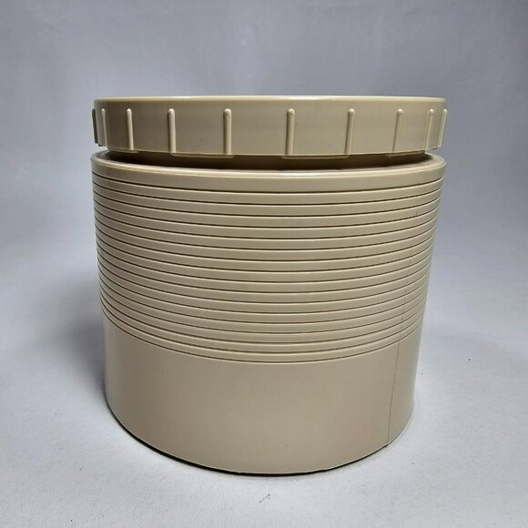 Vintage Thermos 8oz Insulated Soup Jar Container King Seeley 1155 Tan / Green - Picture 5 of 8